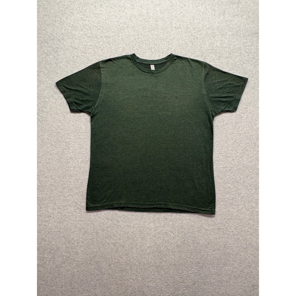Next Level Apparel Mens Large Green Tri-Blend LOGOco Graphic T-Shirt Short Slv